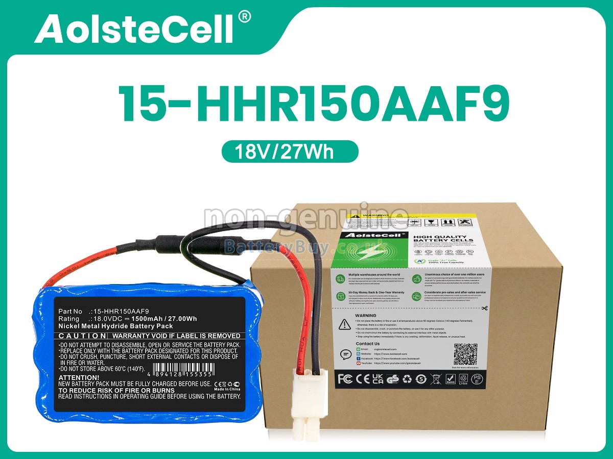 replacement battery for Philips 15-HHR150AAF9
