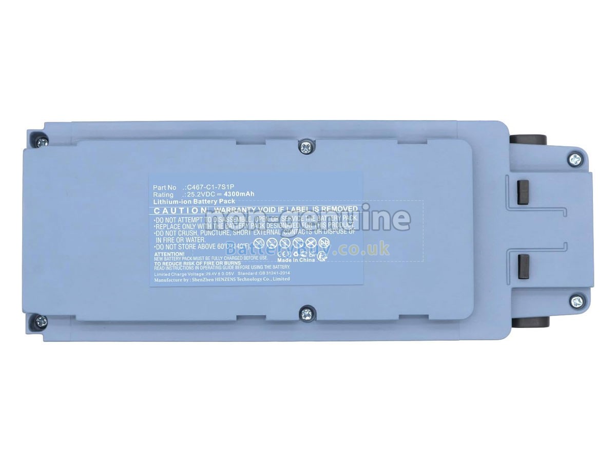 replacement battery for Philips XW4122