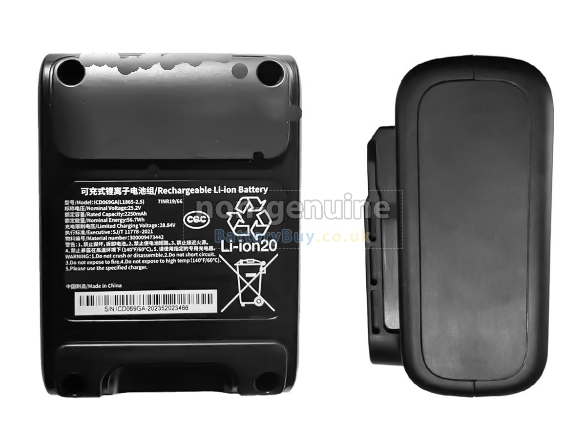 replacement battery for Philips IBD014GA