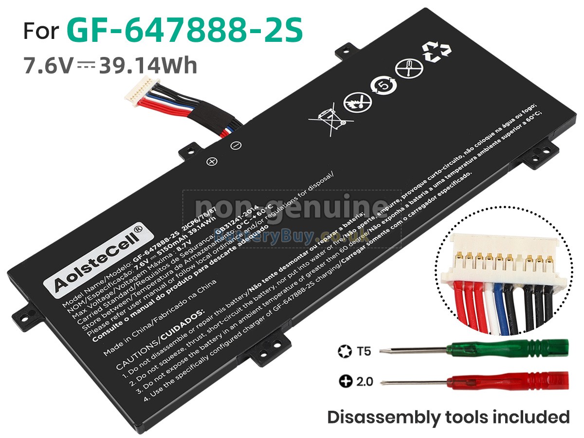 replacement battery for Positivo NV-647888