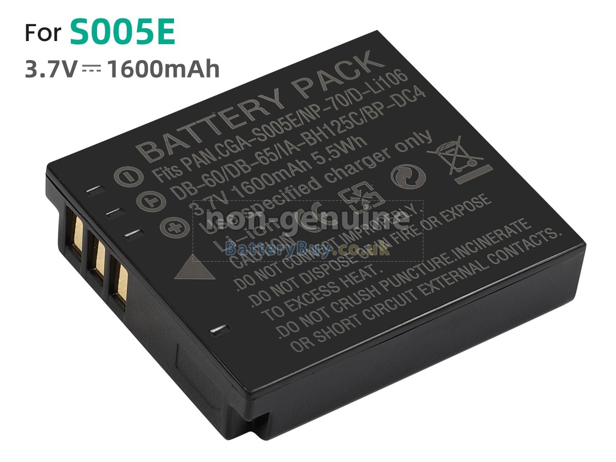replacement battery for Ricoh CAPLIO G600