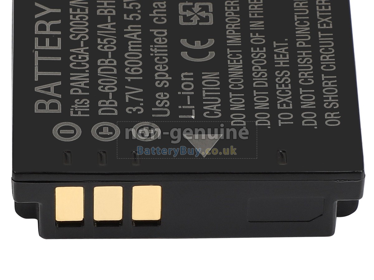 replacement battery for Ricoh CAPLIO G600
