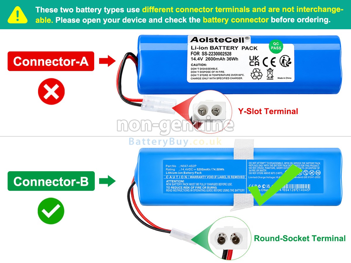 Replacement Battery for Rowenta SS-2230002529