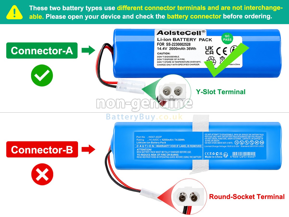 Replacement Battery for Rowenta SS-2230002529