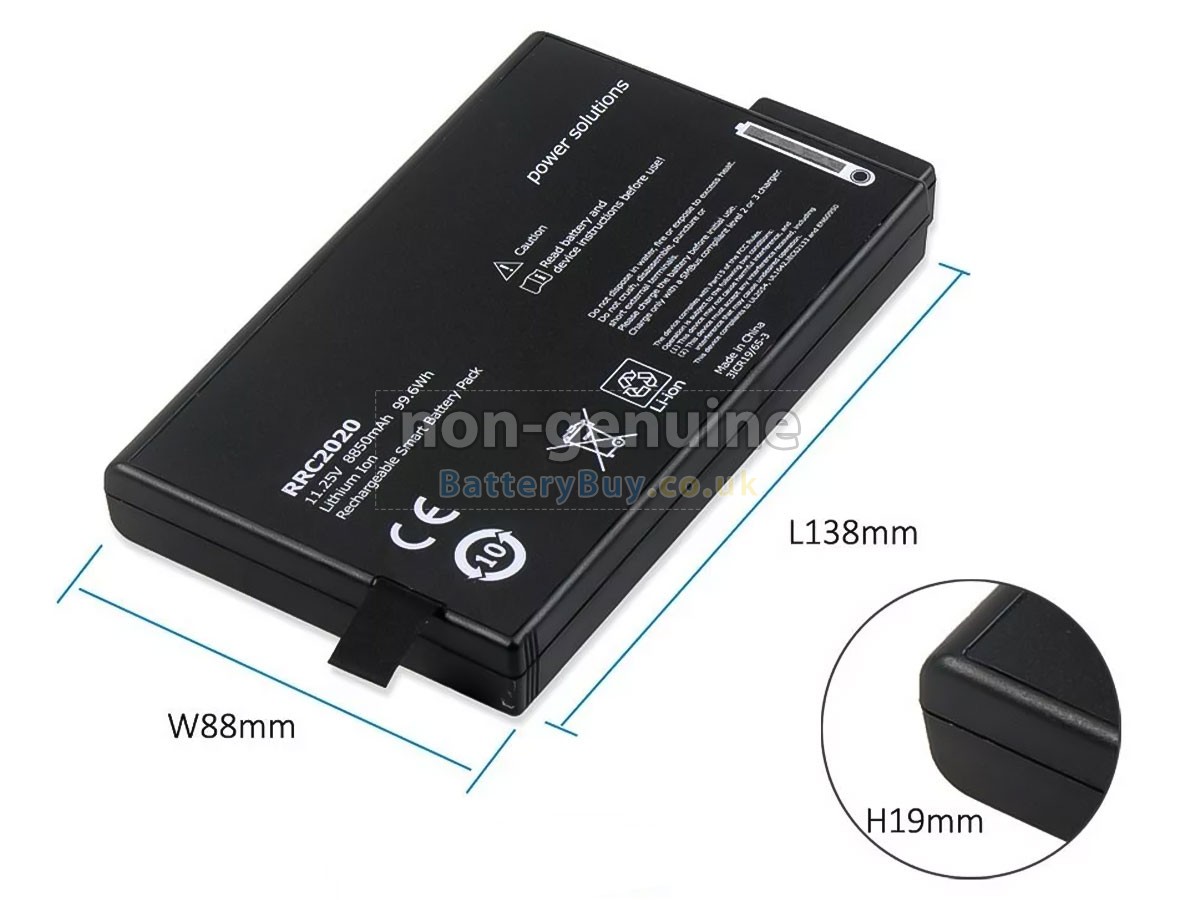 replacement battery for RRC RRC2020