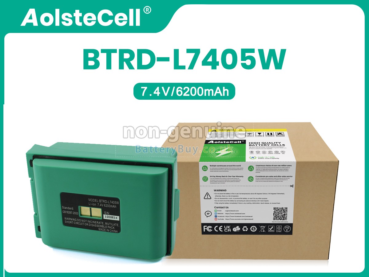 replacement battery for Ruide BTRD-L7405W