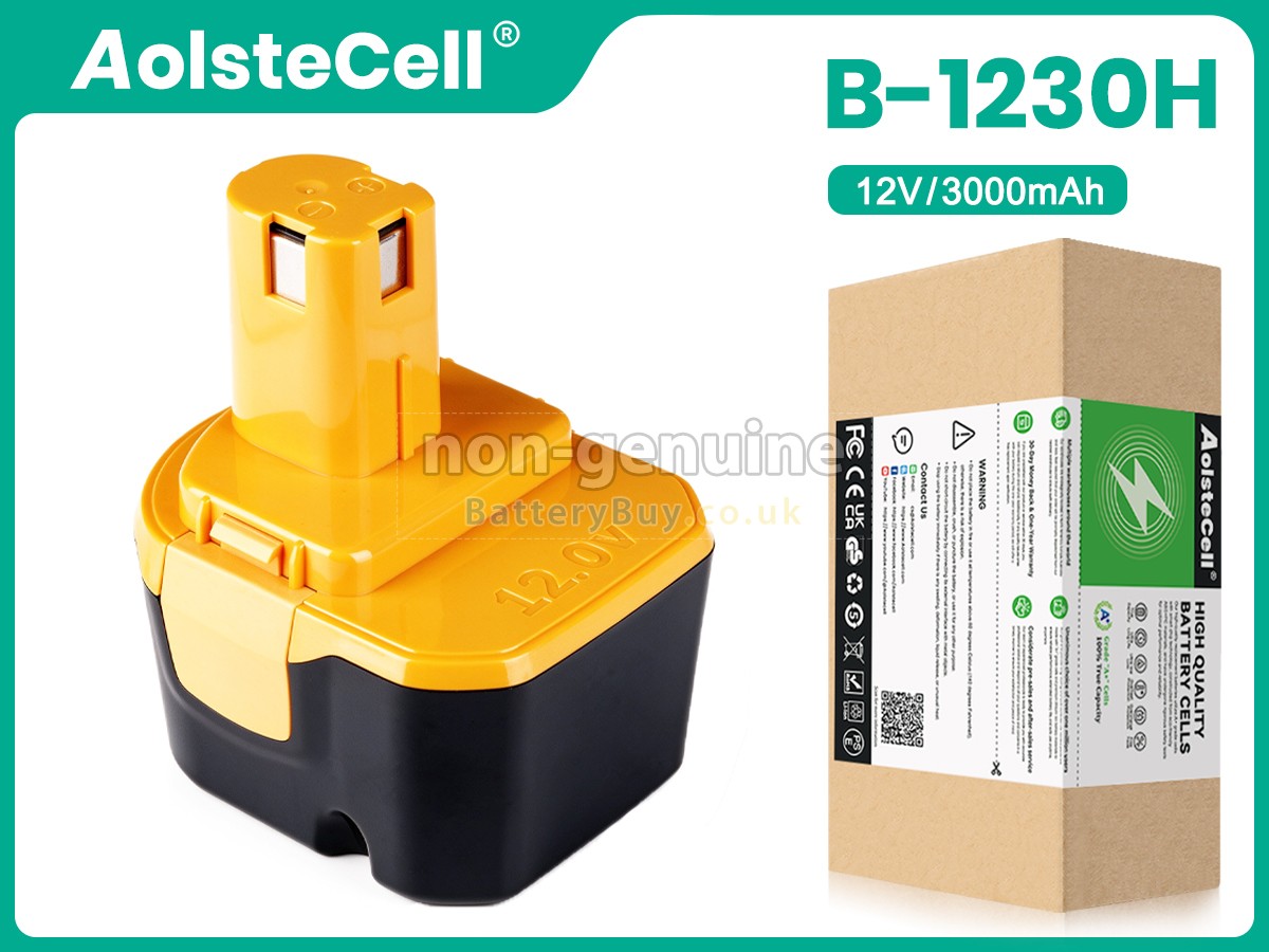 Replacement Battery for Ryobi 12V B-1230H