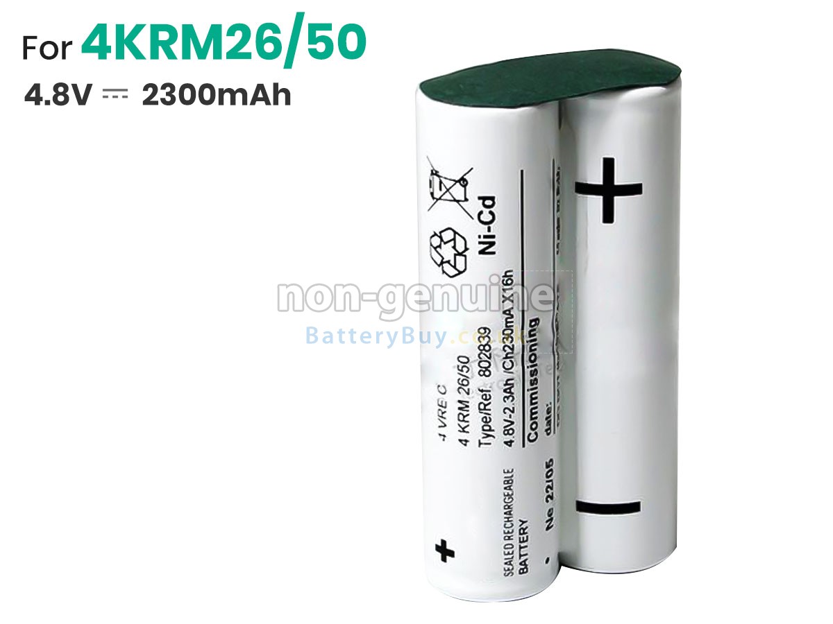 replacement battery for SAFT 4KRM26-50