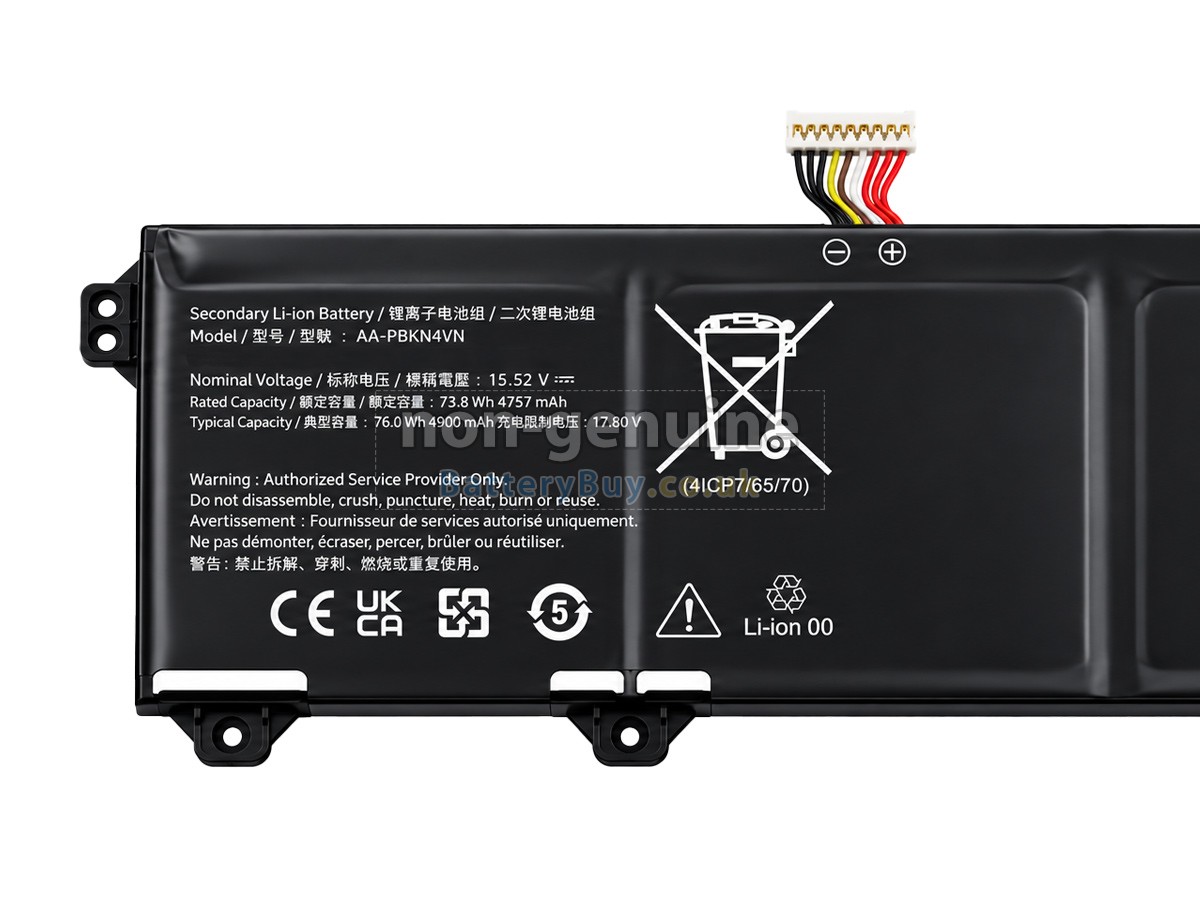 Replacement Battery for Samsung Galaxy Book3 ULTRA NP960XFH