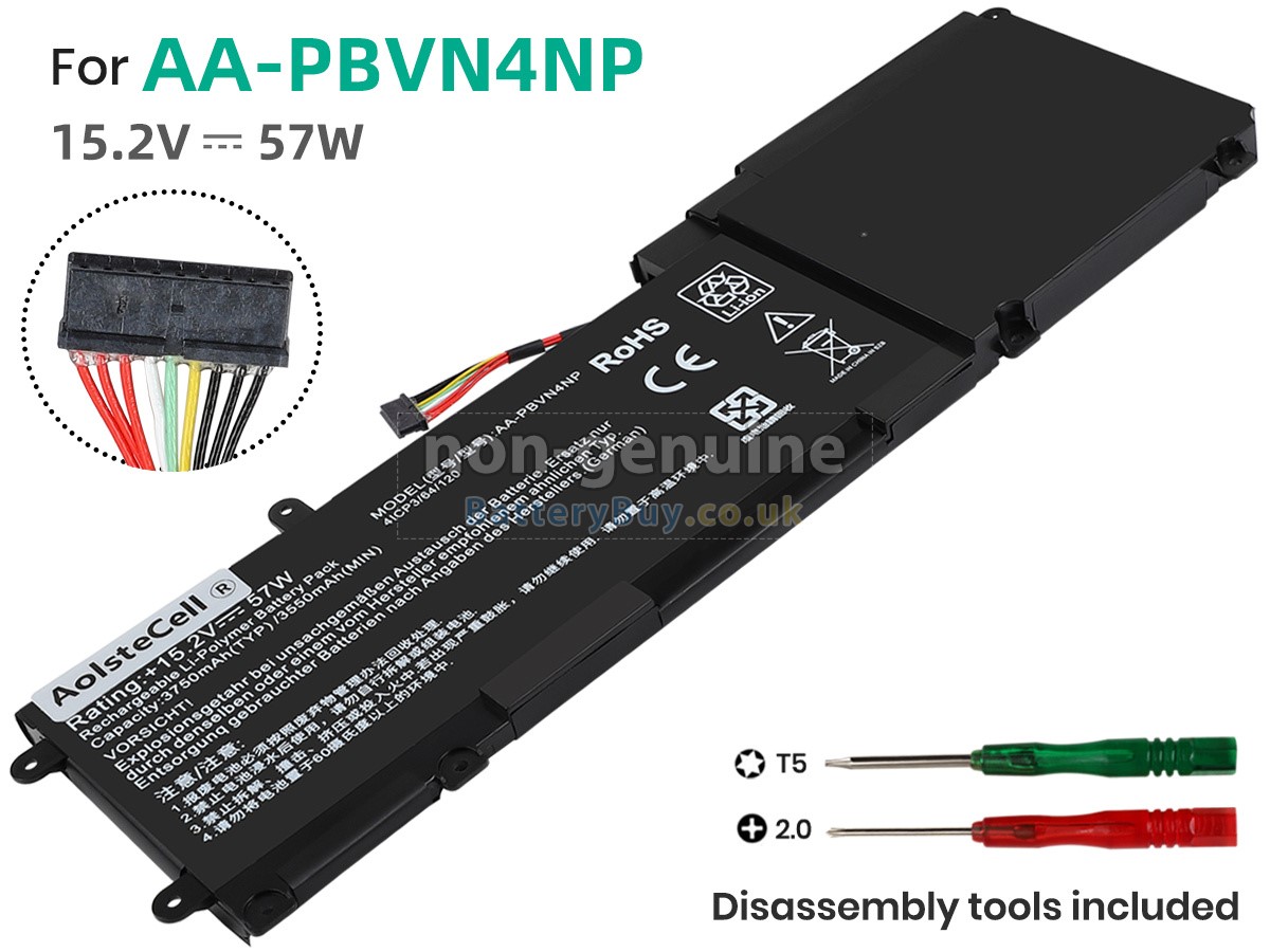 replacement battery for Samsung NP670Z5E-X01ZA