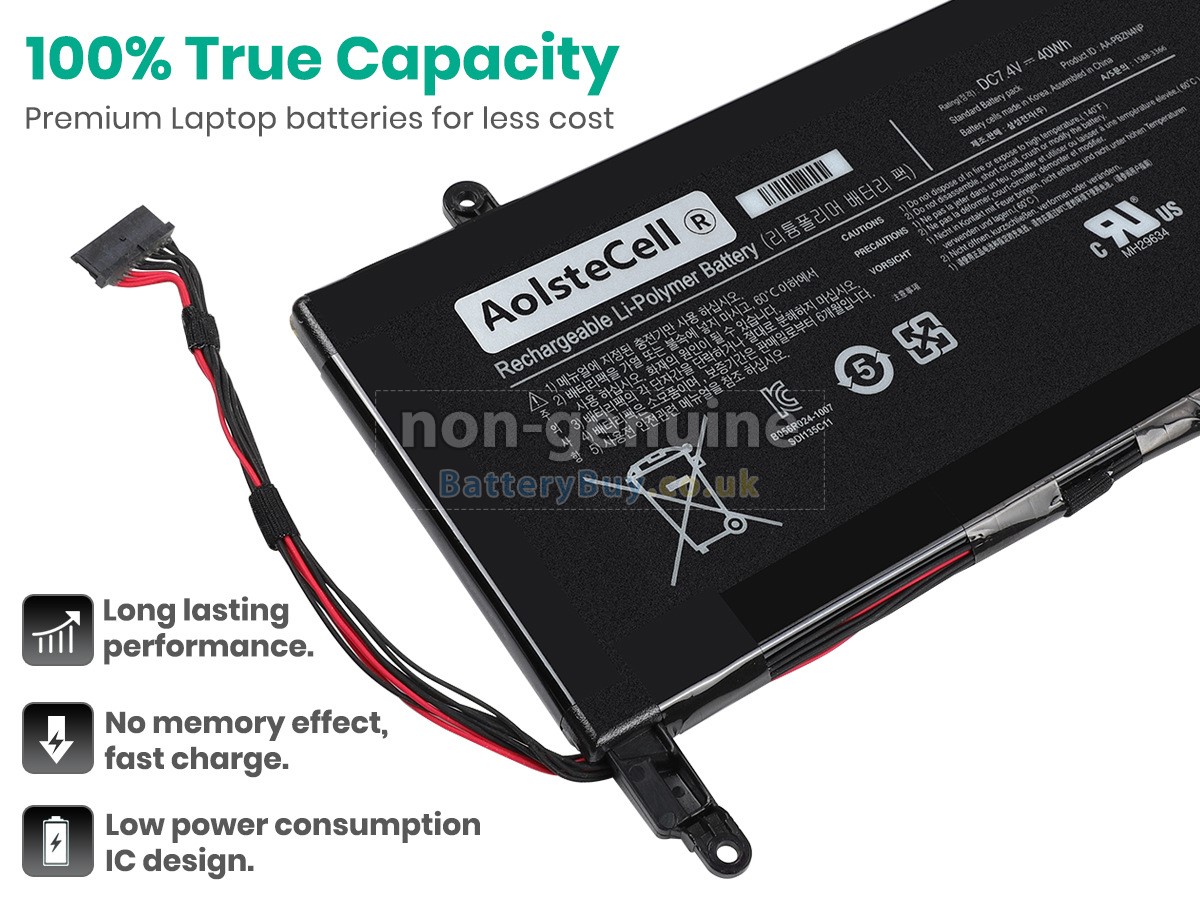 replacement battery for Samsung XE700T1A-A03US