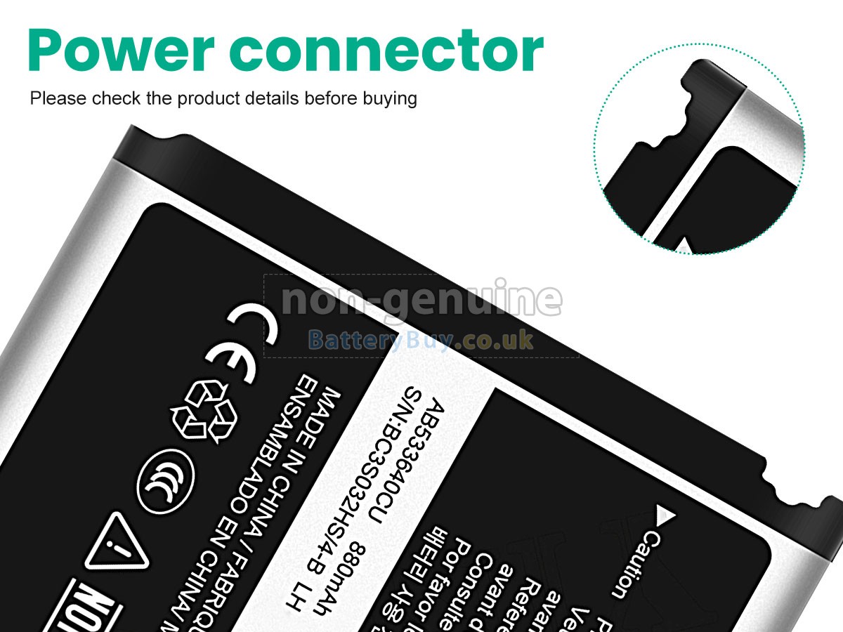 replacement battery for Samsung S3600I