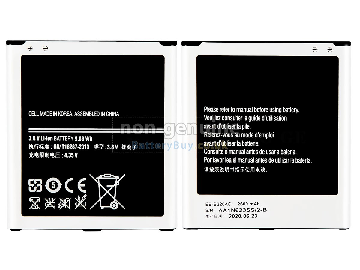 replacement battery for Samsung EB-B220AC