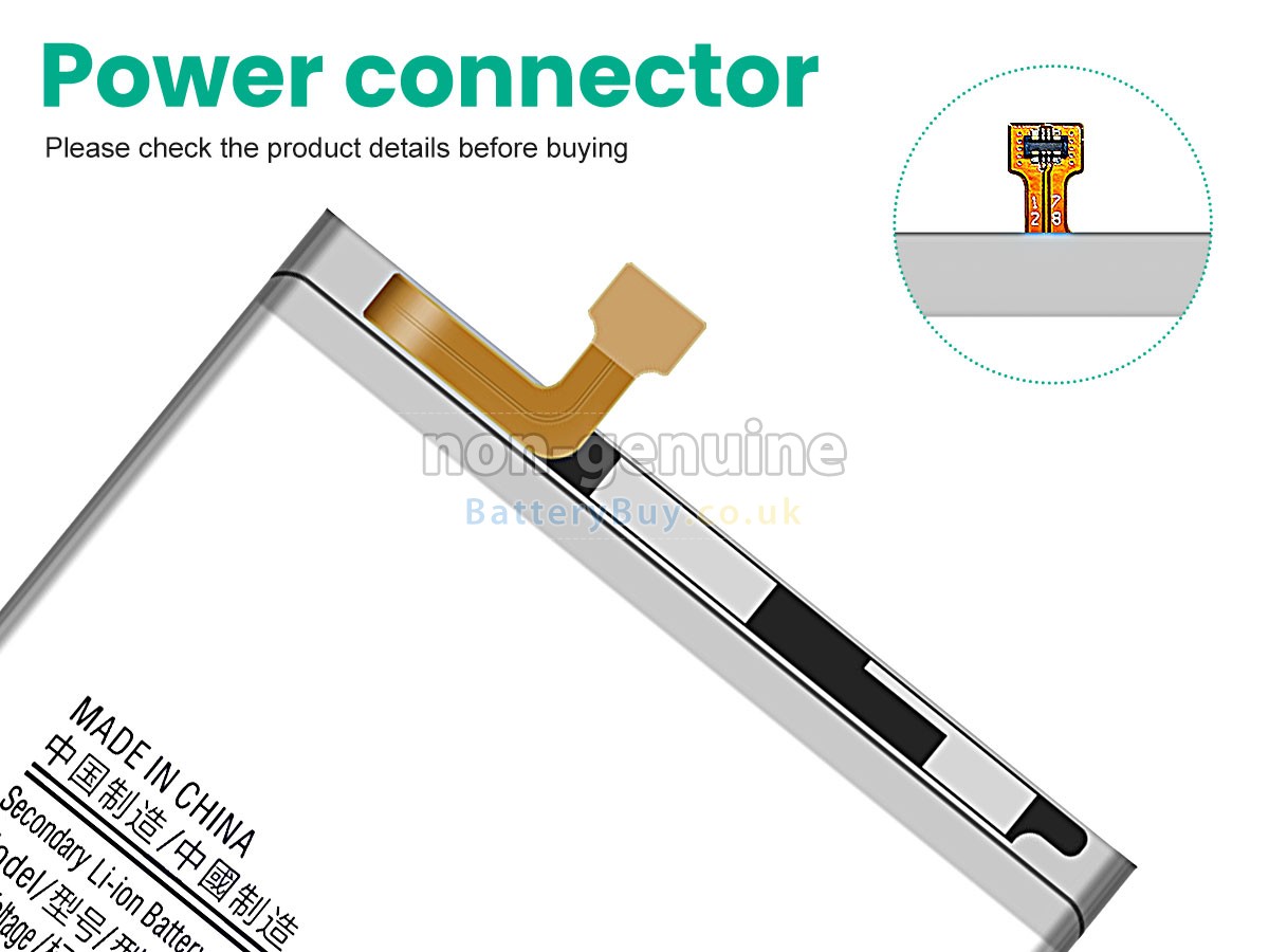 replacement battery for Samsung SM-A146P