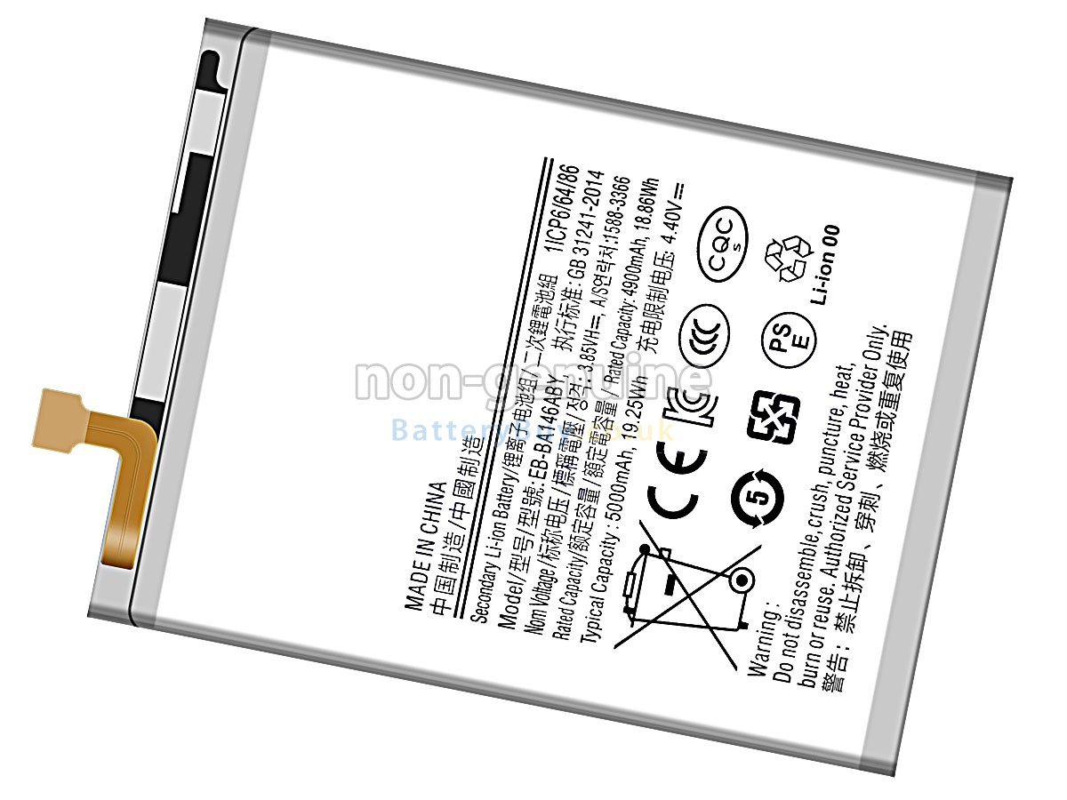 replacement battery for Samsung SM-A146P