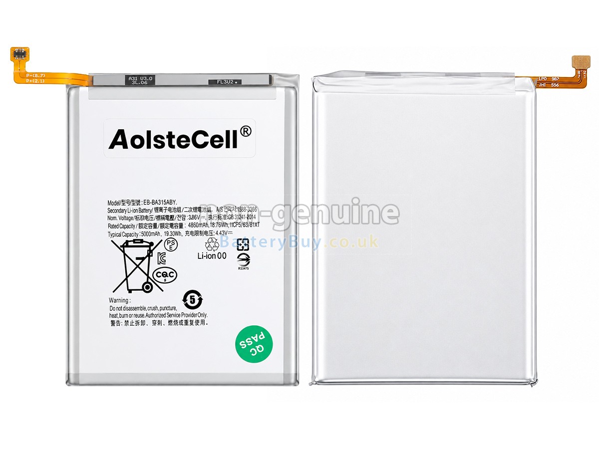 Replacement Battery for Samsung A22