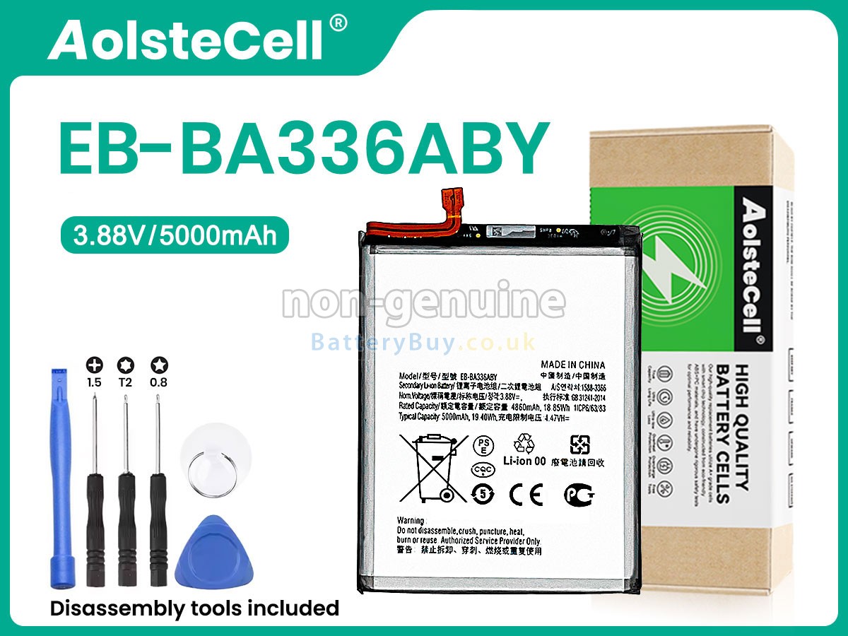 replacement battery for Samsung EB-BA336ABY