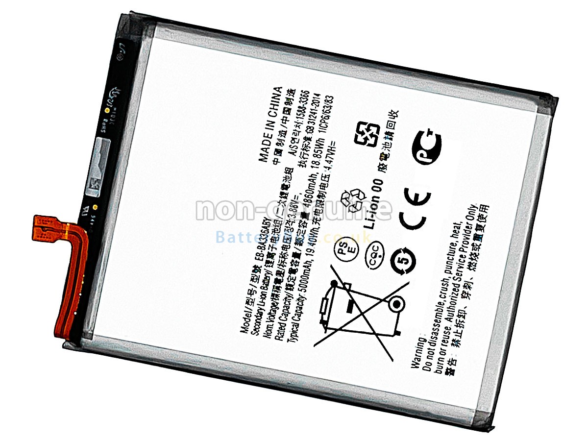 replacement battery for Samsung EB-BA336ABY