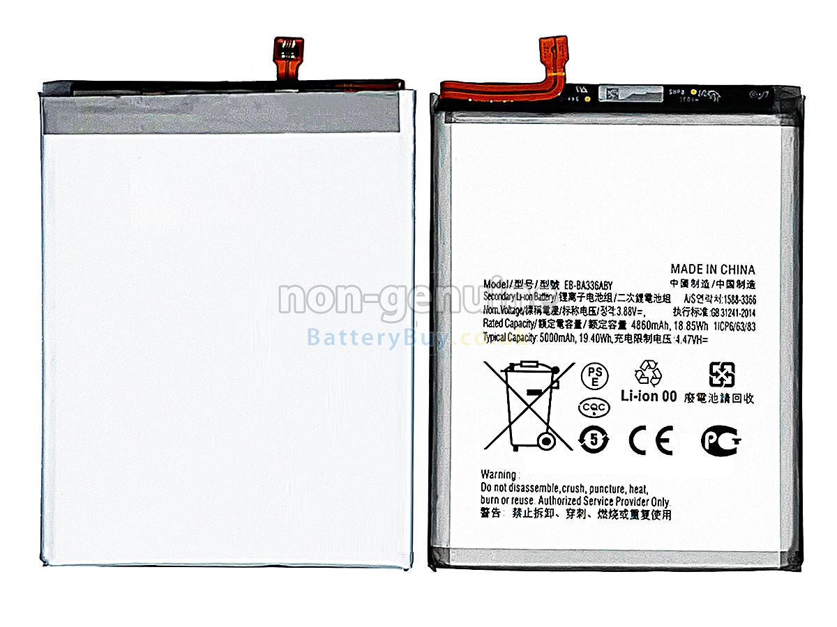 replacement battery for Samsung EB-BA336ABY