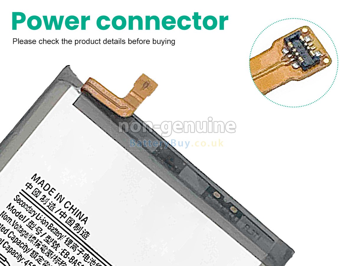 replacement battery for Samsung EB-BA516ABY
