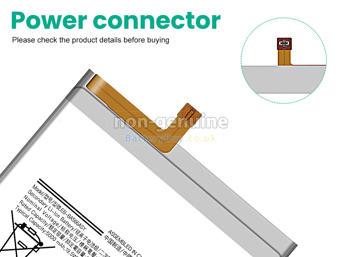 replacement battery for Samsung A56 5G