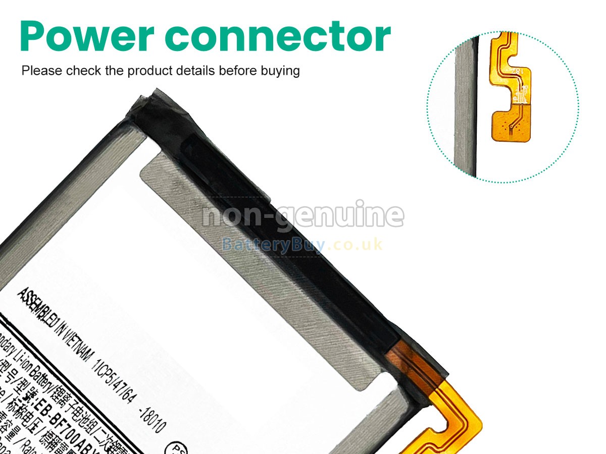 replacement battery for Samsung EB-BF700ABY