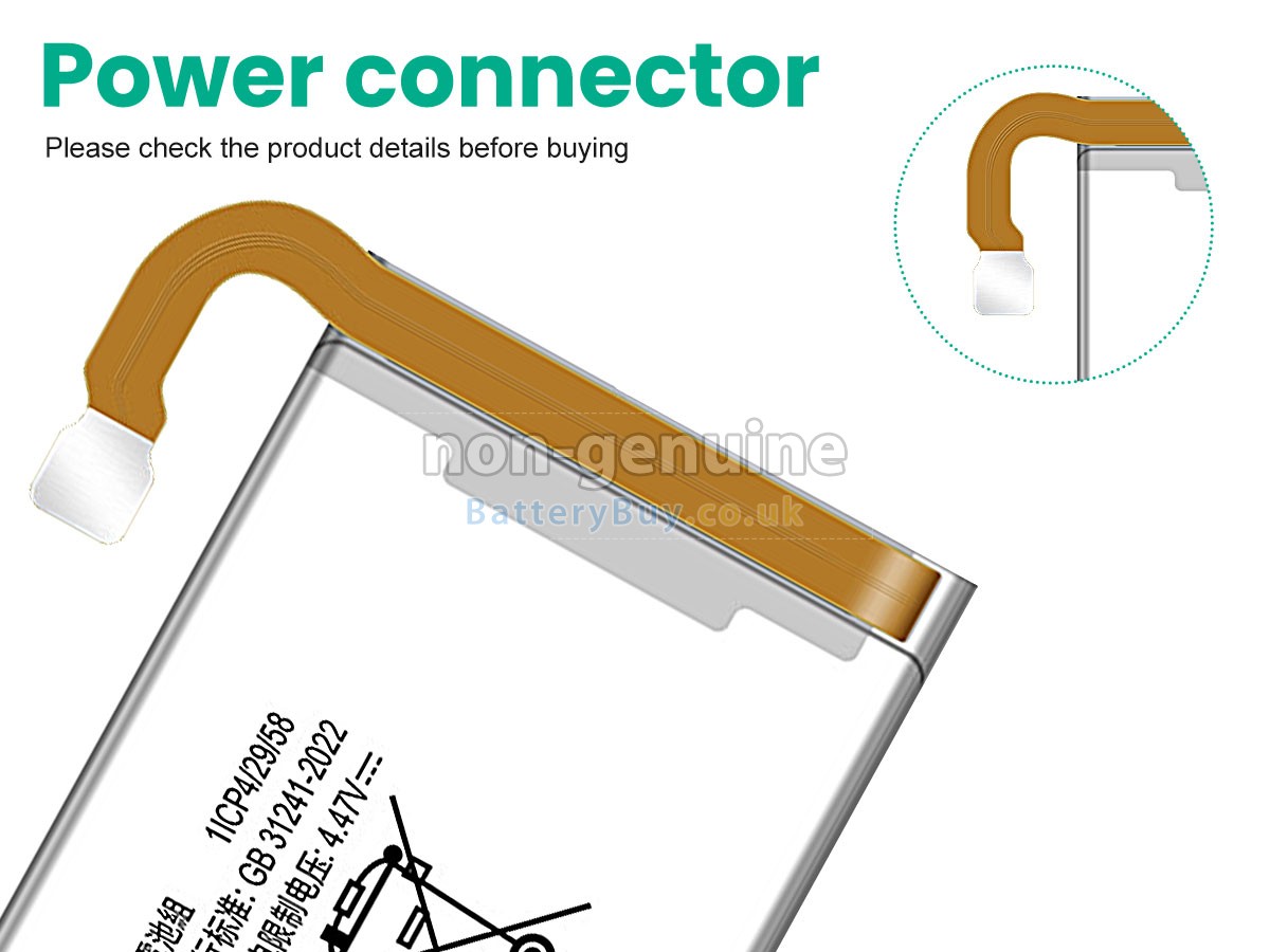 replacement battery for Samsung Z FLIP 6