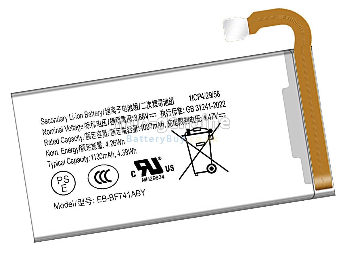 replacement battery for Samsung Z FLIP 6