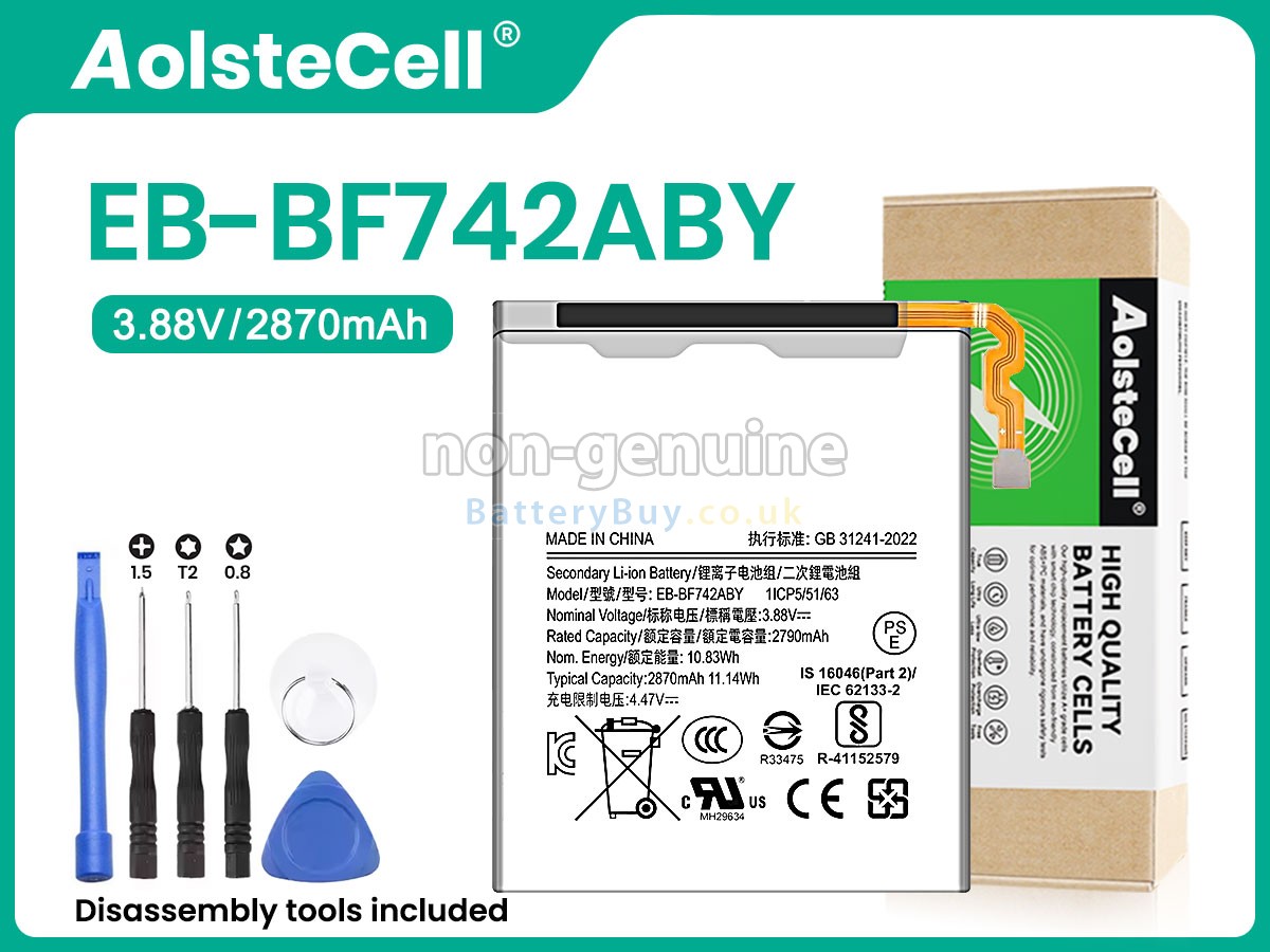 replacement battery for Samsung Z FLIP 6