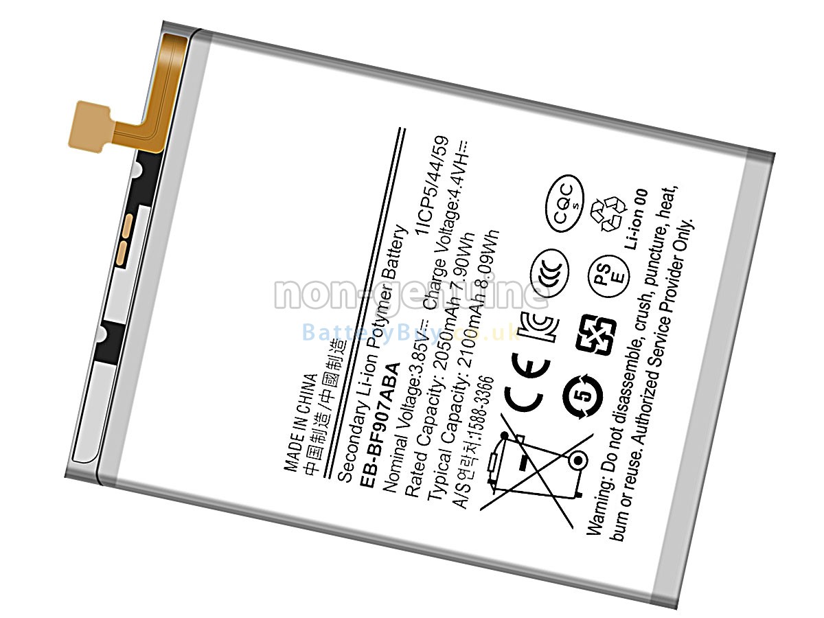 replacement battery for Samsung EB-BF907ABA