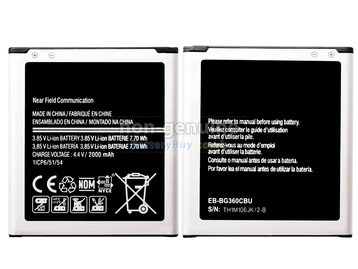 replacement battery for Samsung SM-G360F