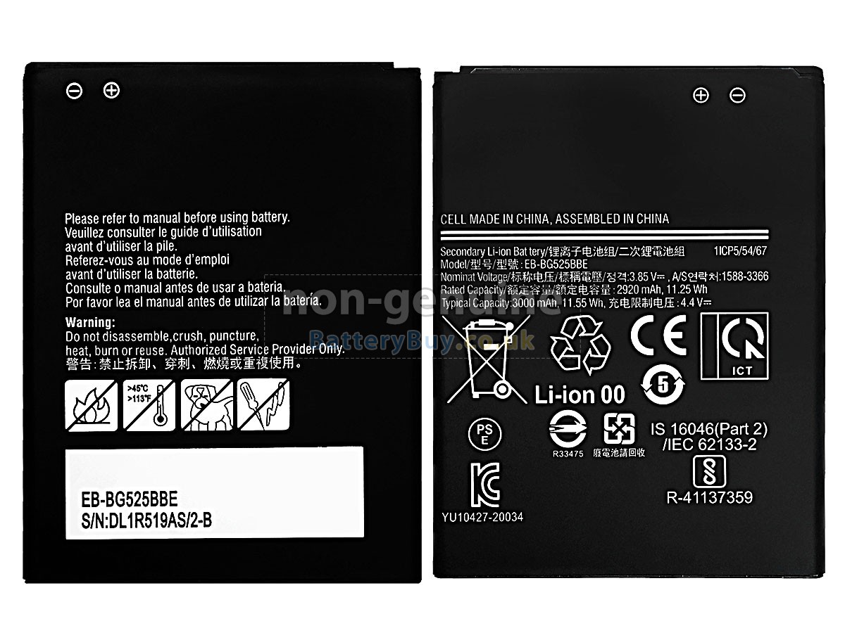 replacement battery for Samsung GH43-05060A