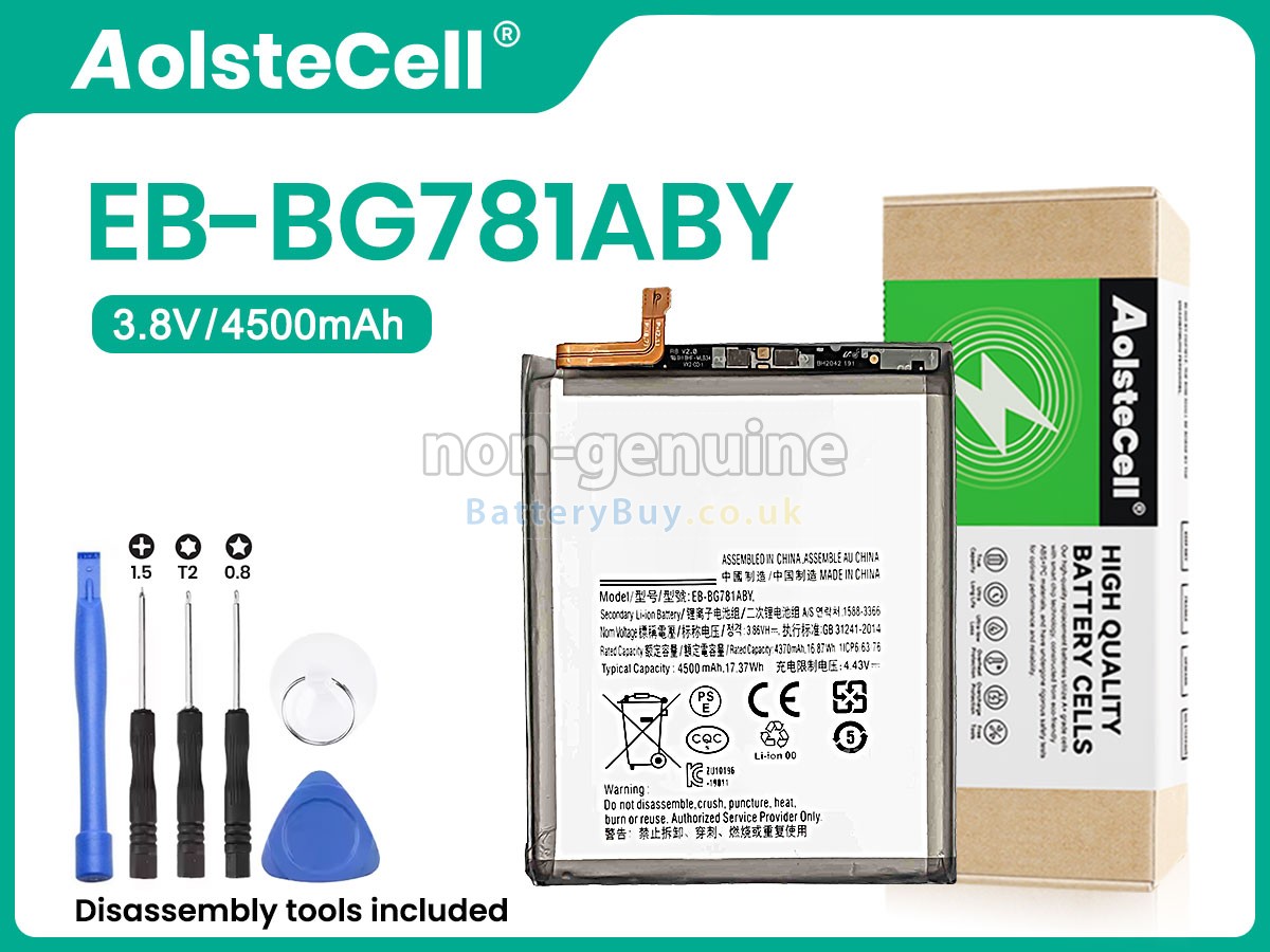 replacement battery for Samsung EB-BG781ABY