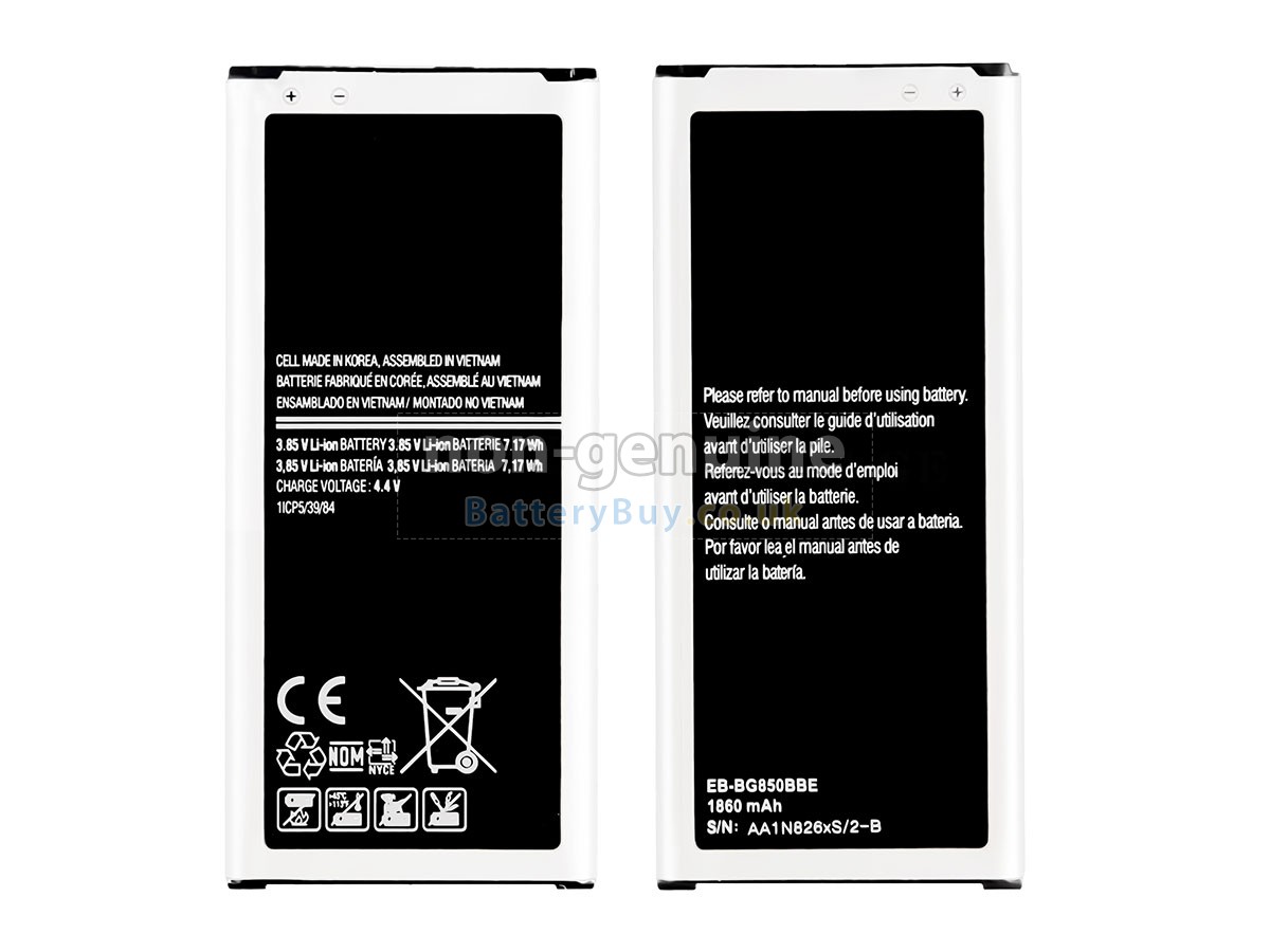 replacement battery for Samsung ALPHA SM-G850L