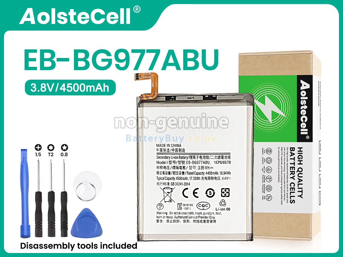 replacement battery for Samsung EB-BG977ABU