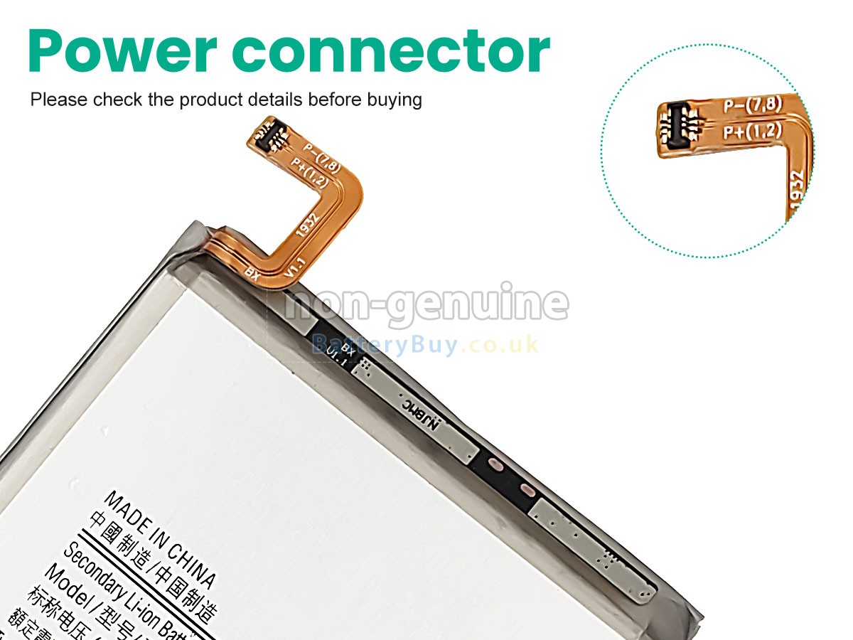replacement battery for Samsung EB-BG977ABU