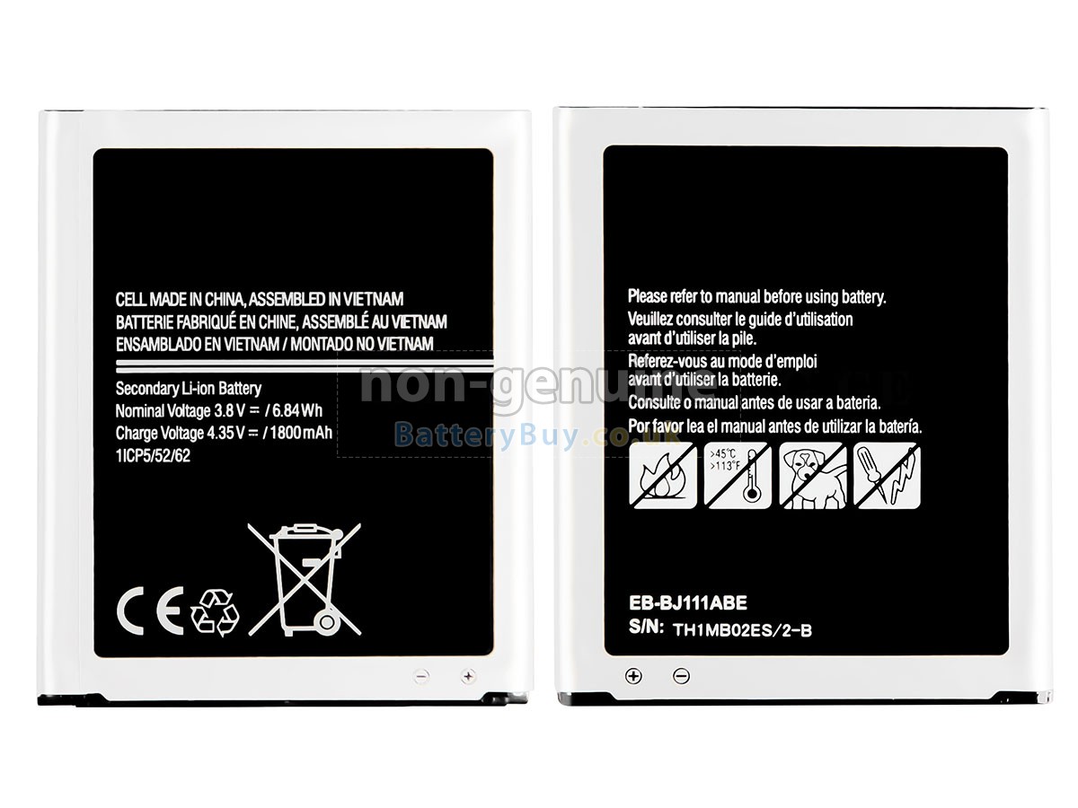 replacement battery for Samsung EB-BJ111ABE
