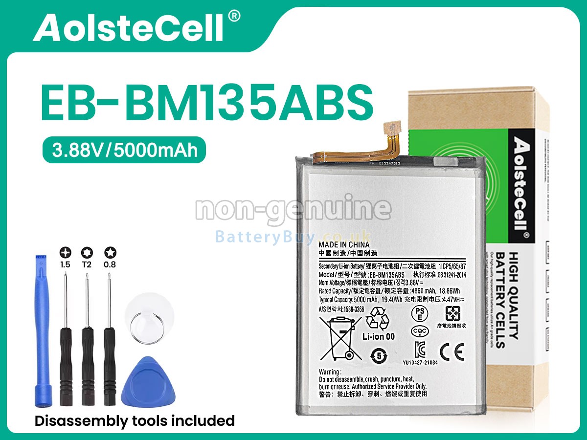 replacement battery for Samsung GALAXY M13 SM-M135F/DSN
