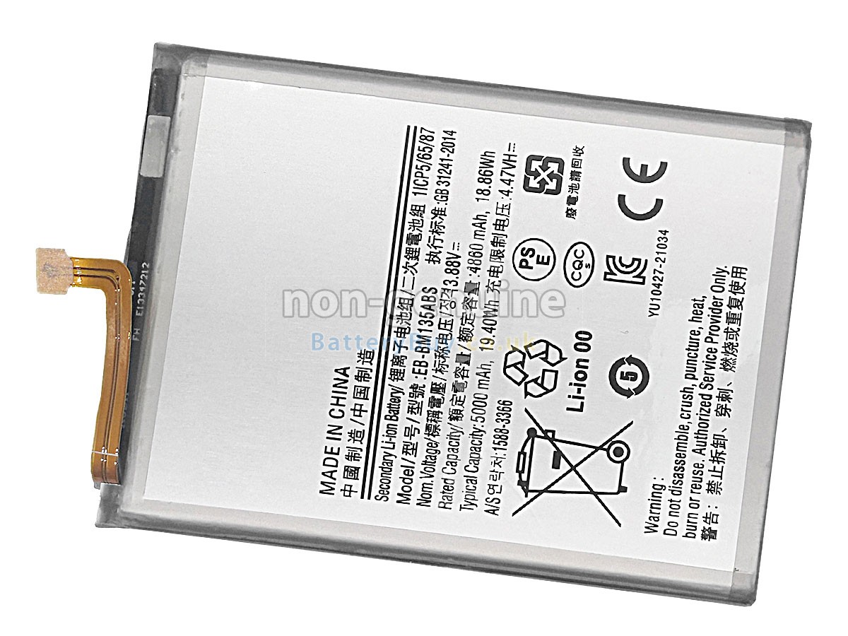 replacement battery for Samsung GALAXY M13 SM-M135F/DSN