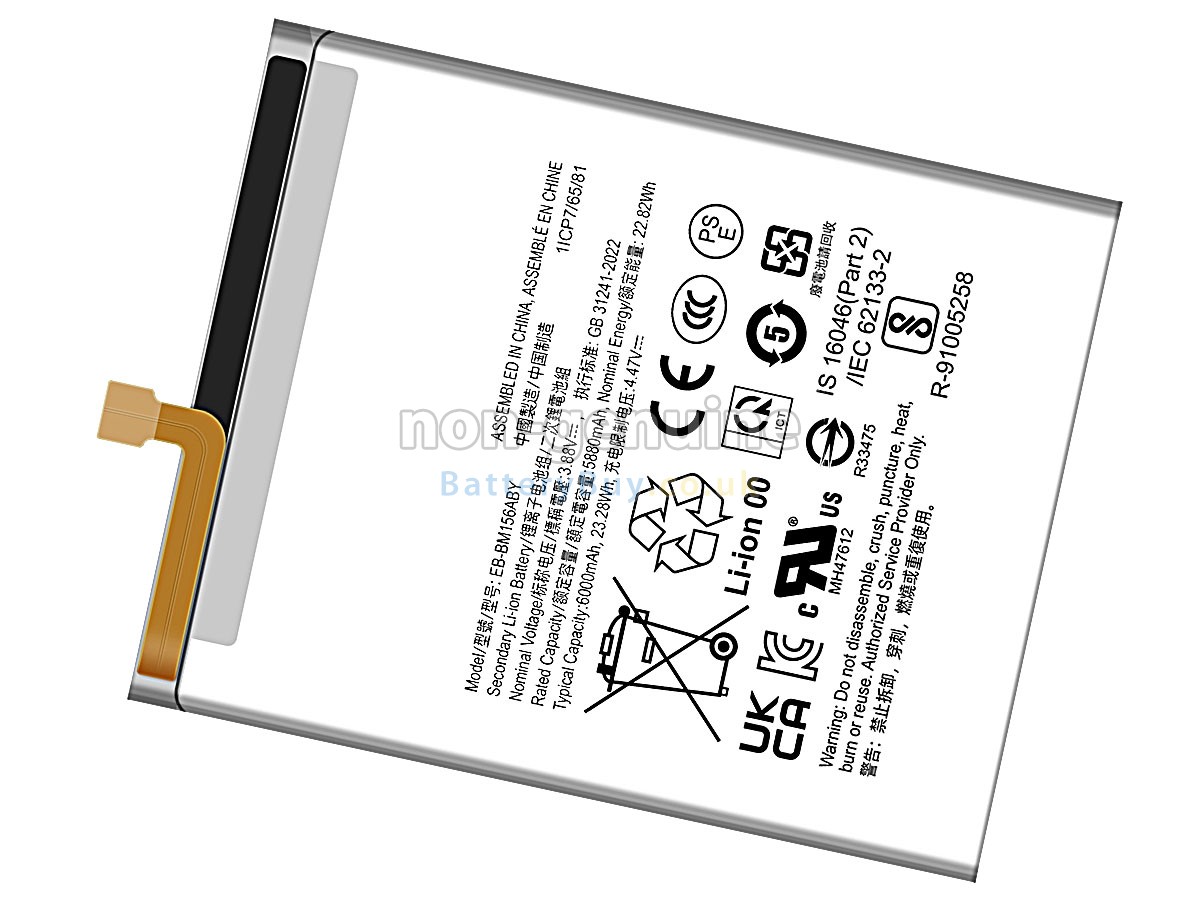 replacement battery for Samsung EB-BM156ABY