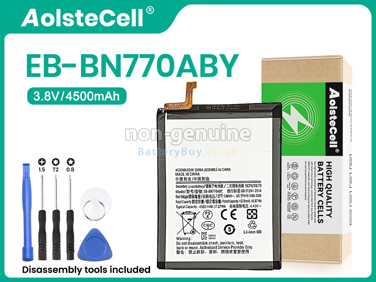 replacement battery for Samsung NOTE 10 LITE