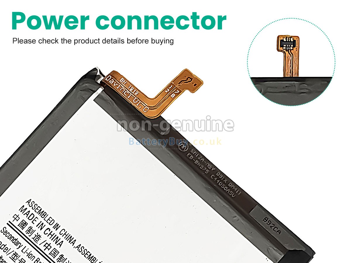 replacement battery for Samsung NOTE 10 LITE
