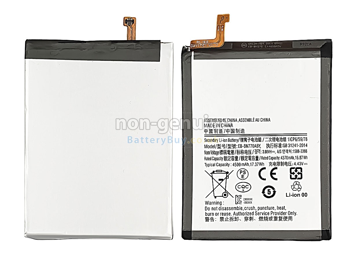 replacement battery for Samsung NOTE 10 LITE