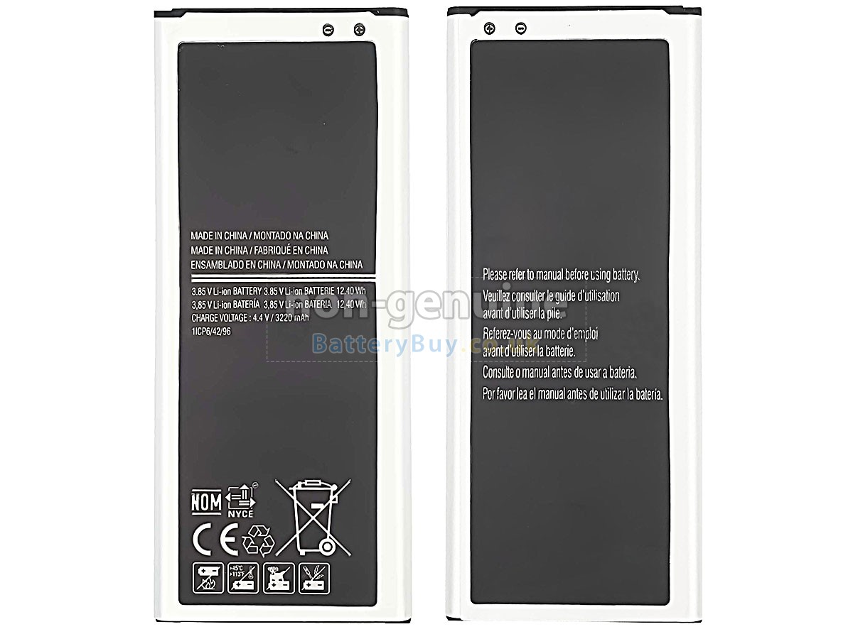replacement battery for Samsung N910K
