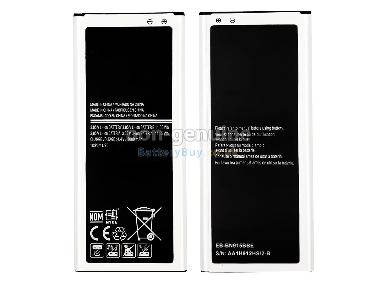 replacement battery for Samsung NOTE4 EDGE