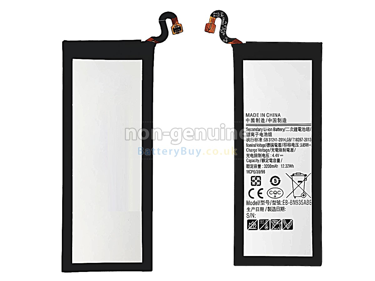replacement battery for Samsung NOTE 7