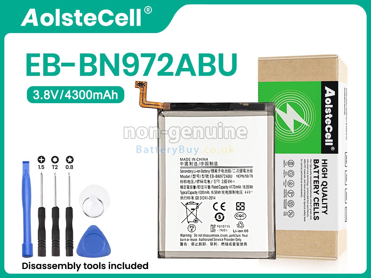 replacement battery for Samsung NOTE 10+
