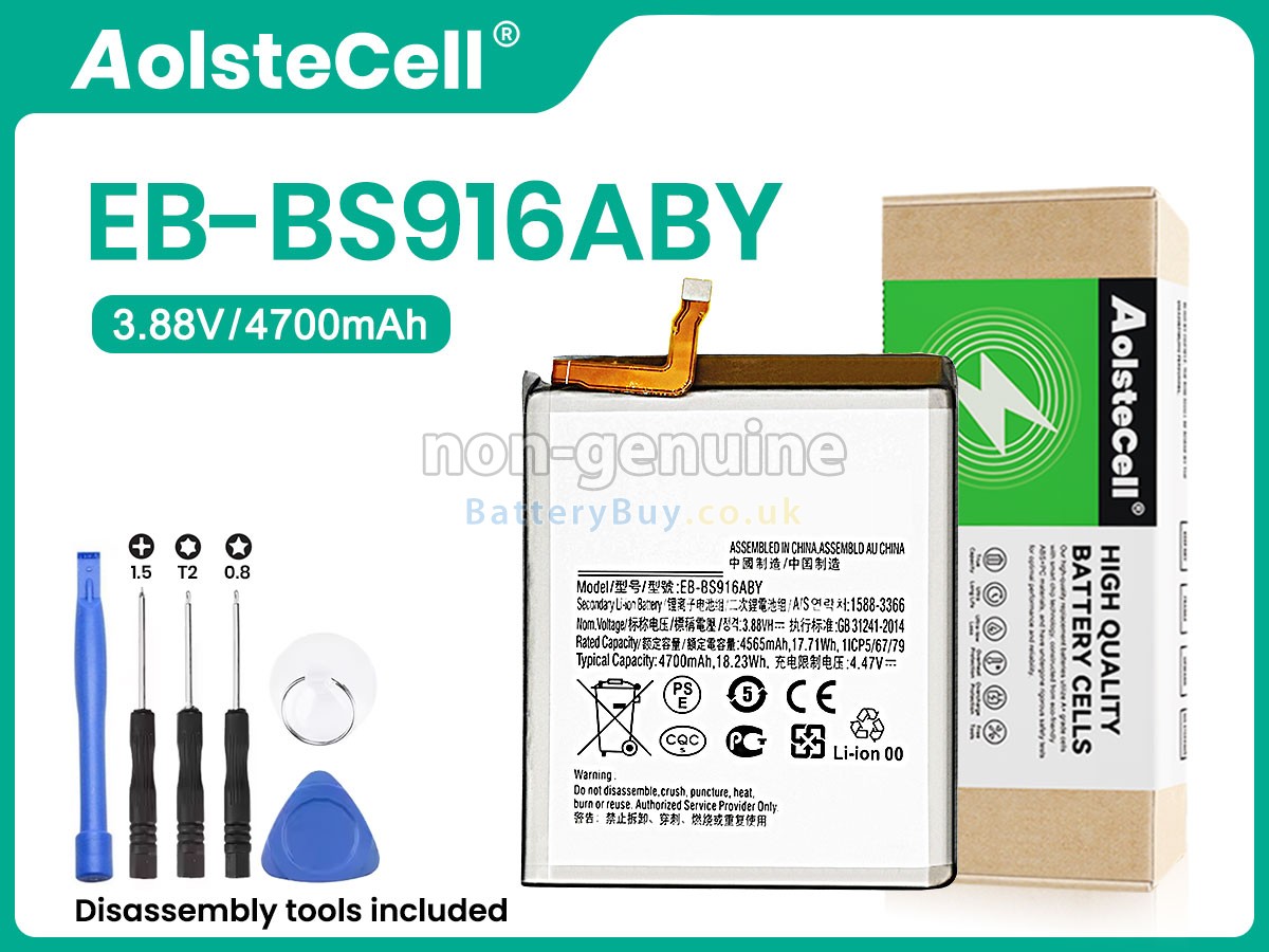 replacement battery for Samsung GALAXY S23 PLUS SM-S916N