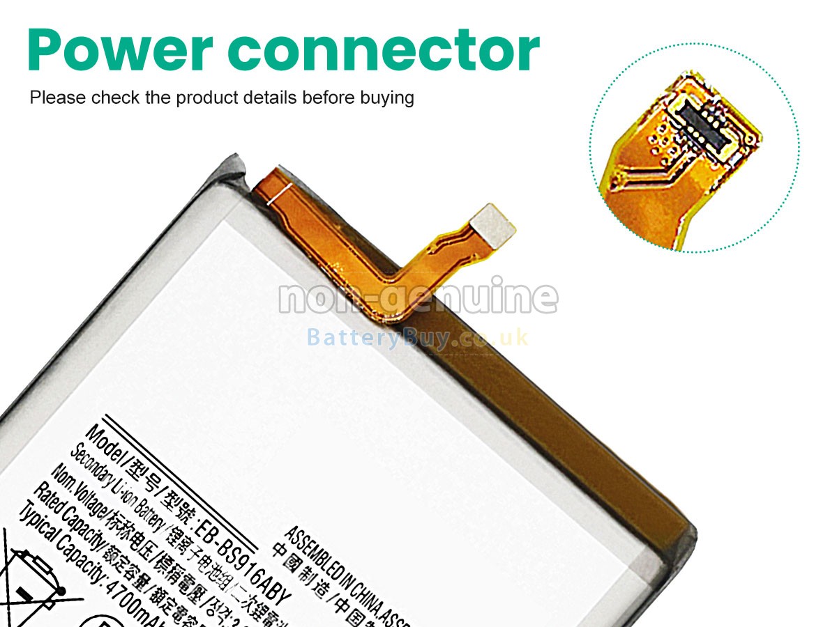 replacement battery for Samsung GALAXY S23 PLUS SM-S916N