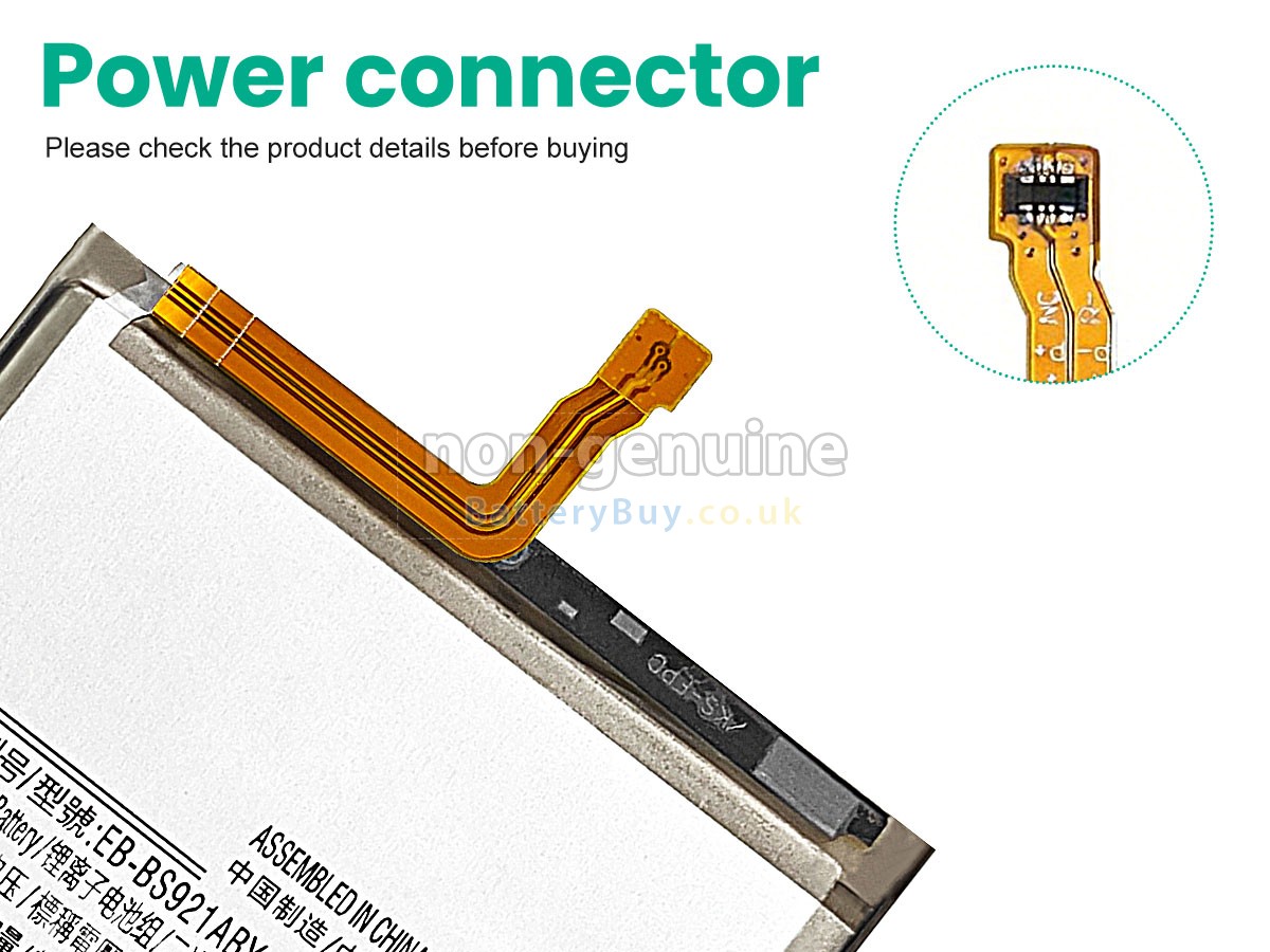 replacement battery for Samsung EB-BS921ABY
